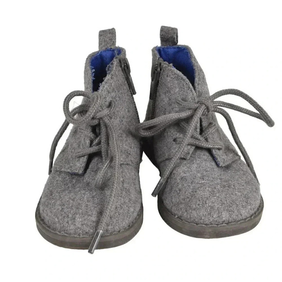 Gap Felt Dressy Chukka Boots  Sneaker Shoes Gray - Picture 3 of 11